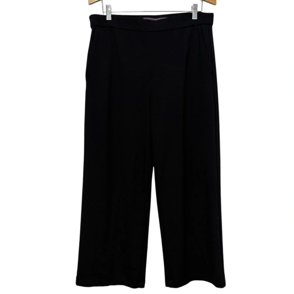 Gloria Vanderbilt Cropped Length Pull On Tummy Control Ponte Pants Women’s Large - Picture 1 of 11